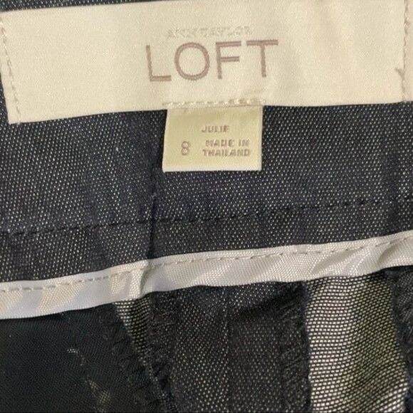 Ann Taylor Loft Pants Womens Size 8 Classic Trousers Grey - Picture 4 of 7